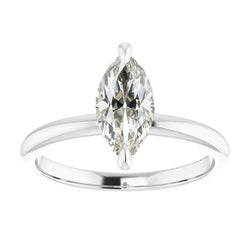 Marquise Cut Earth Mined Diamond Ring For Women
