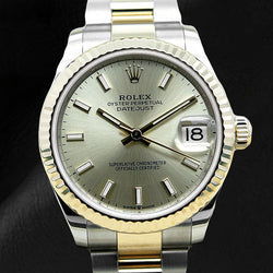 Men Rolex 278273 Date-just 31mm Champagne Two Tone Watch