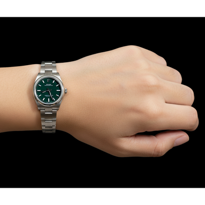 Men Date-just 31mm Rolex Green Luminous Watch P5