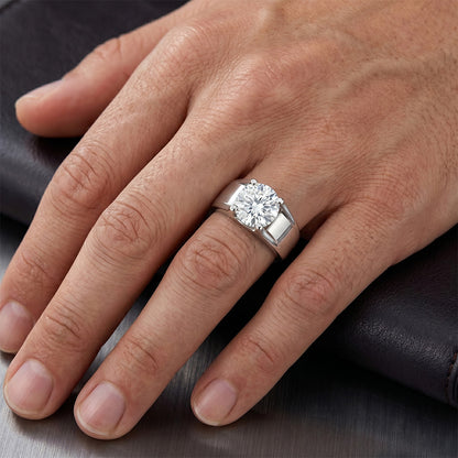 Men's Brilliant Diamond Gentleman's Ring 2.50 ct F/VS1 – 14K