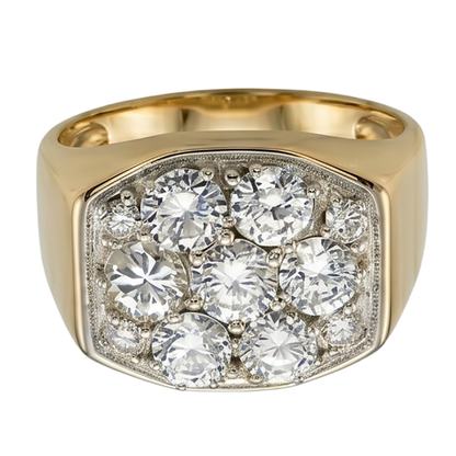 Men's Diamond Cluster Ring
