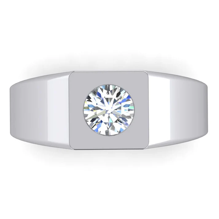 Men's Diamond Solitaire Ring