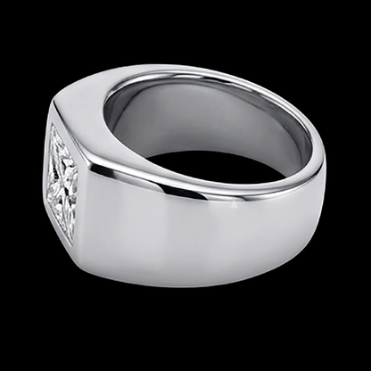 Men's Princess Cut Diamond Ring