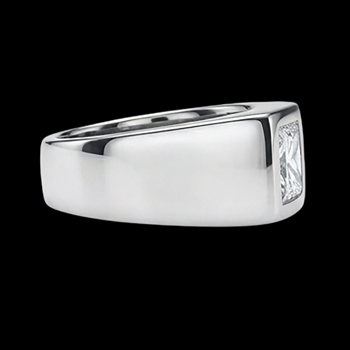 Men's Princess Cut Diamond Ring