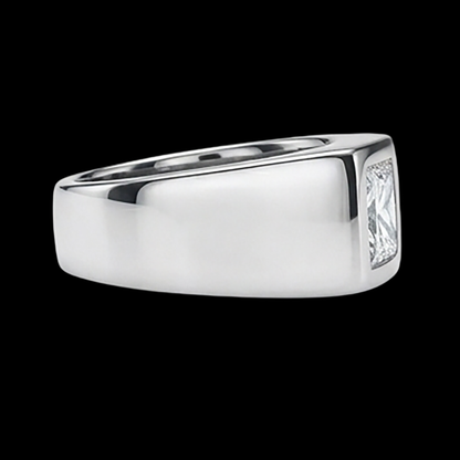 Men's Princess Cut Diamond Ring