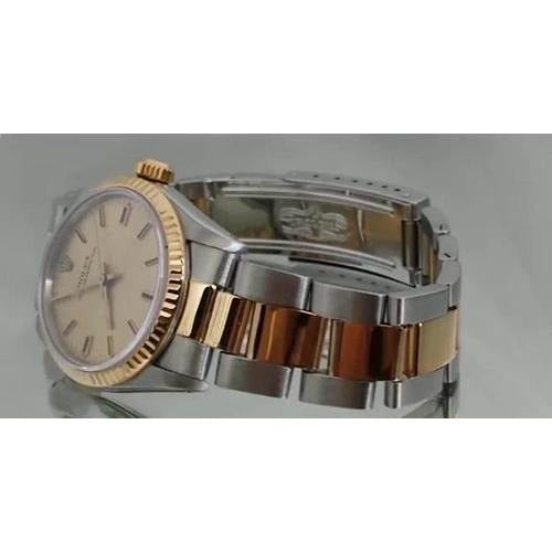 Watch Bracelet Stick Dial Two Tone