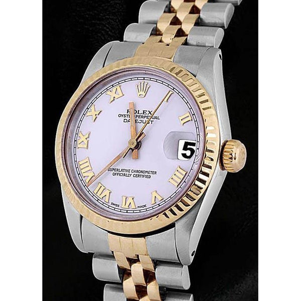 White Roman Dial Watch