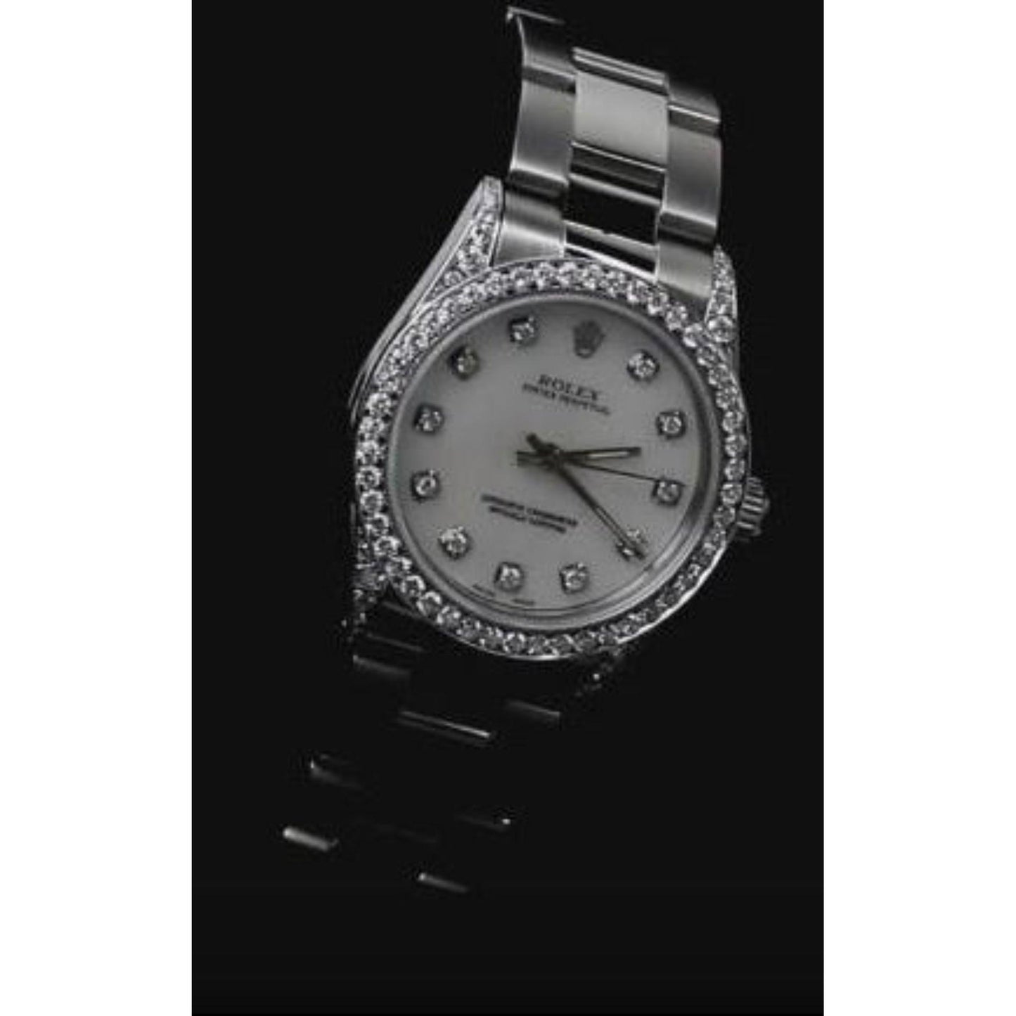 Bezel Oyster Bracelet Ss