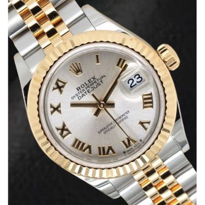 Midsize Datejust 31Mm Rolex Watch Ss & Gold Jubilee Bracelet