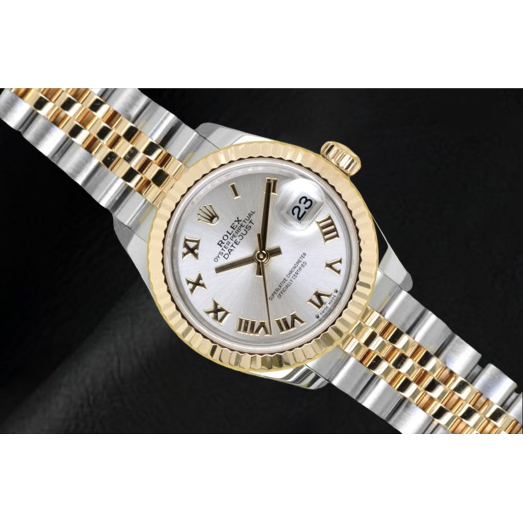 Midsize Datejust 31Mm Rolex Watch Ss & Gold Jubilee Bracelet