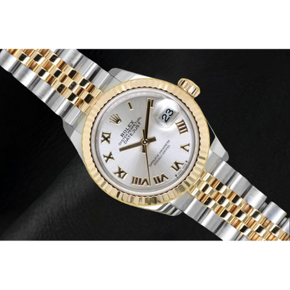 Midsize Datejust 31Mm Rolex Watch Ss & Gold Jubilee Bracelet