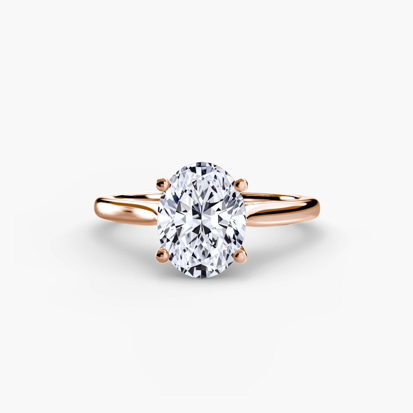 natural diamond ring back view