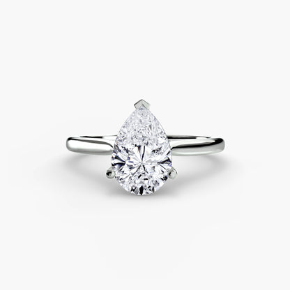 natural diamond ring band detail