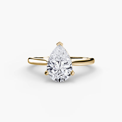 natural diamond ring side angle
