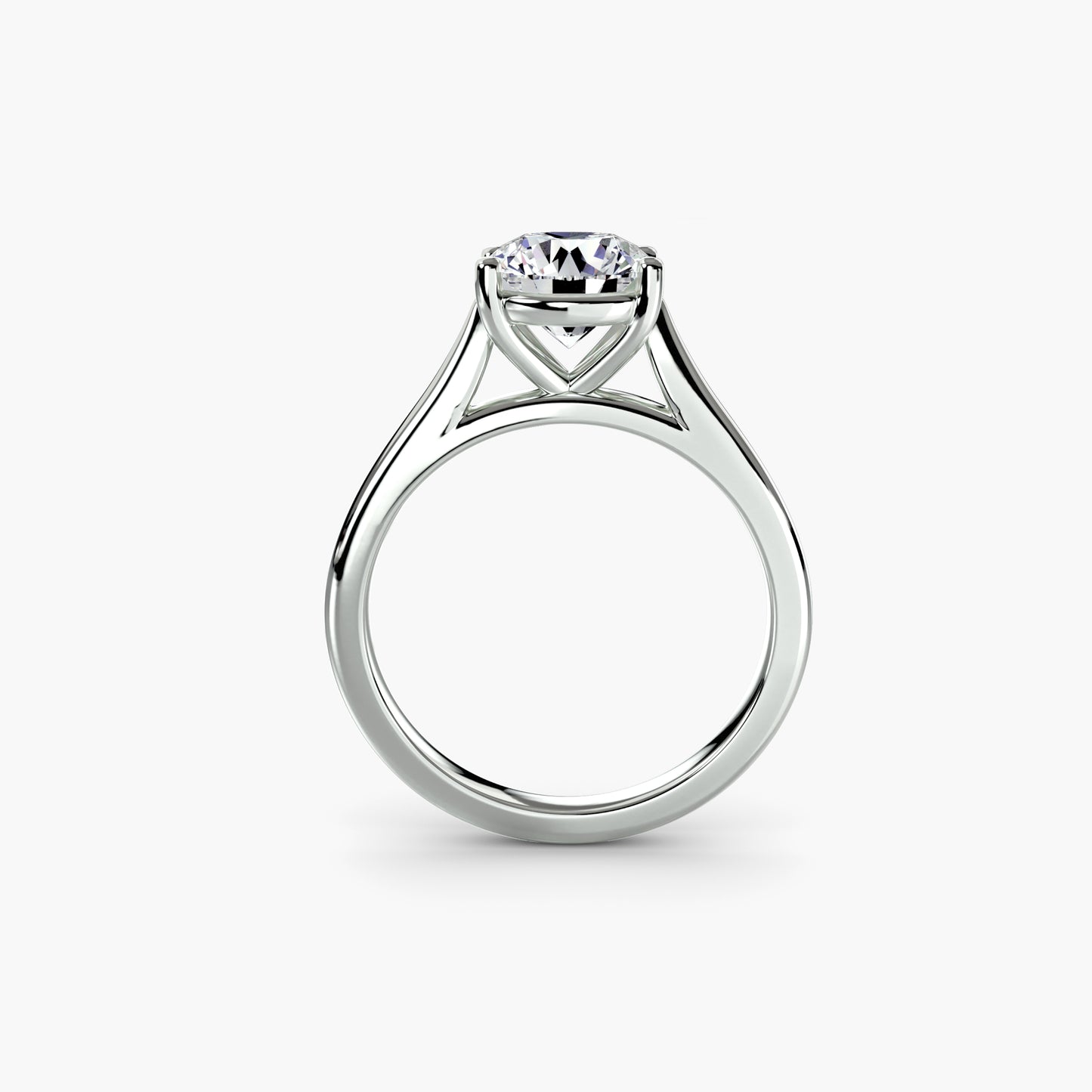 natural diamond ring side angle