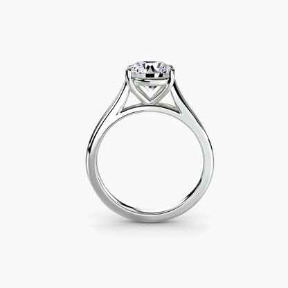 natural diamond ring side angle