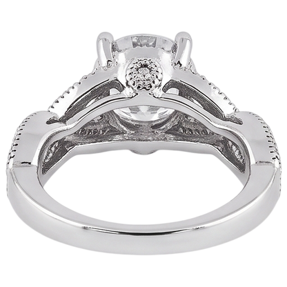 Natural Diamond Ring 1.87ct - White Gold 14K