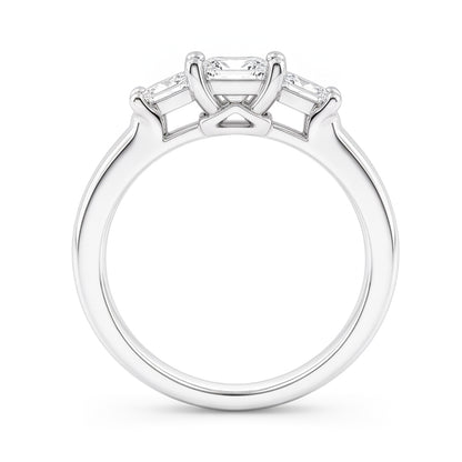 Natural Diamond Ring 2.25ct - White Gold 14K