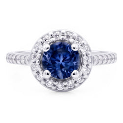Natural Diamond Ring 2ct - White Gold 14K