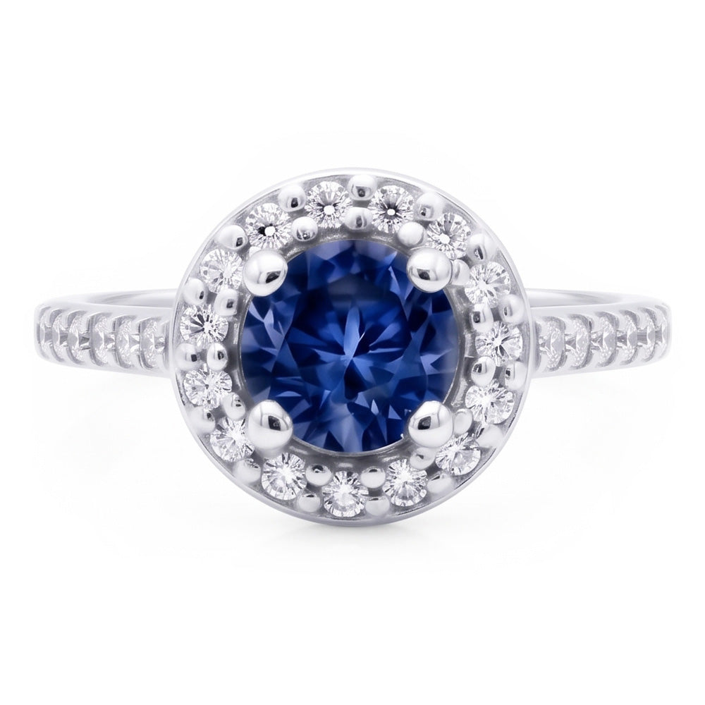 Natural Diamond Ring 2ct - White Gold 14K