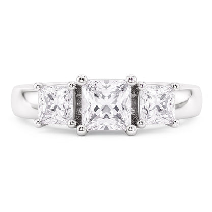 Natural Diamond Ring 2ct - White Gold 14K