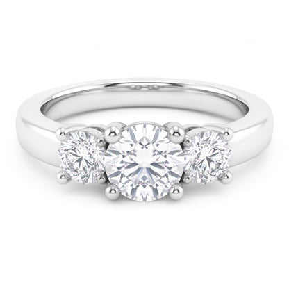 Natural Diamond Ring 2ct - White Gold 14K