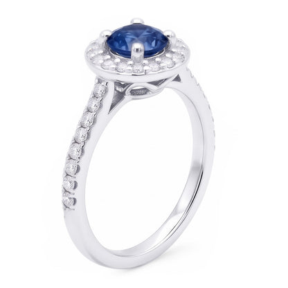 Natural Diamond Ring 2ct - White Gold 14K
