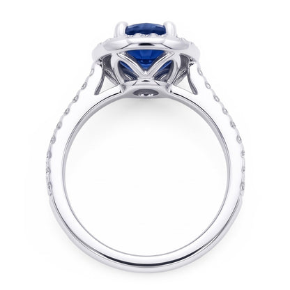 Natural Diamond Ring 2ct - White Gold 14K