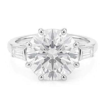 Natural Diamond Ring 3.25ct - White Gold 14K