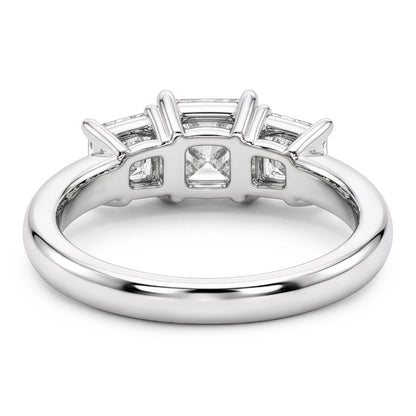 Natural Diamond Ring 3.50ct - White Gold 14K