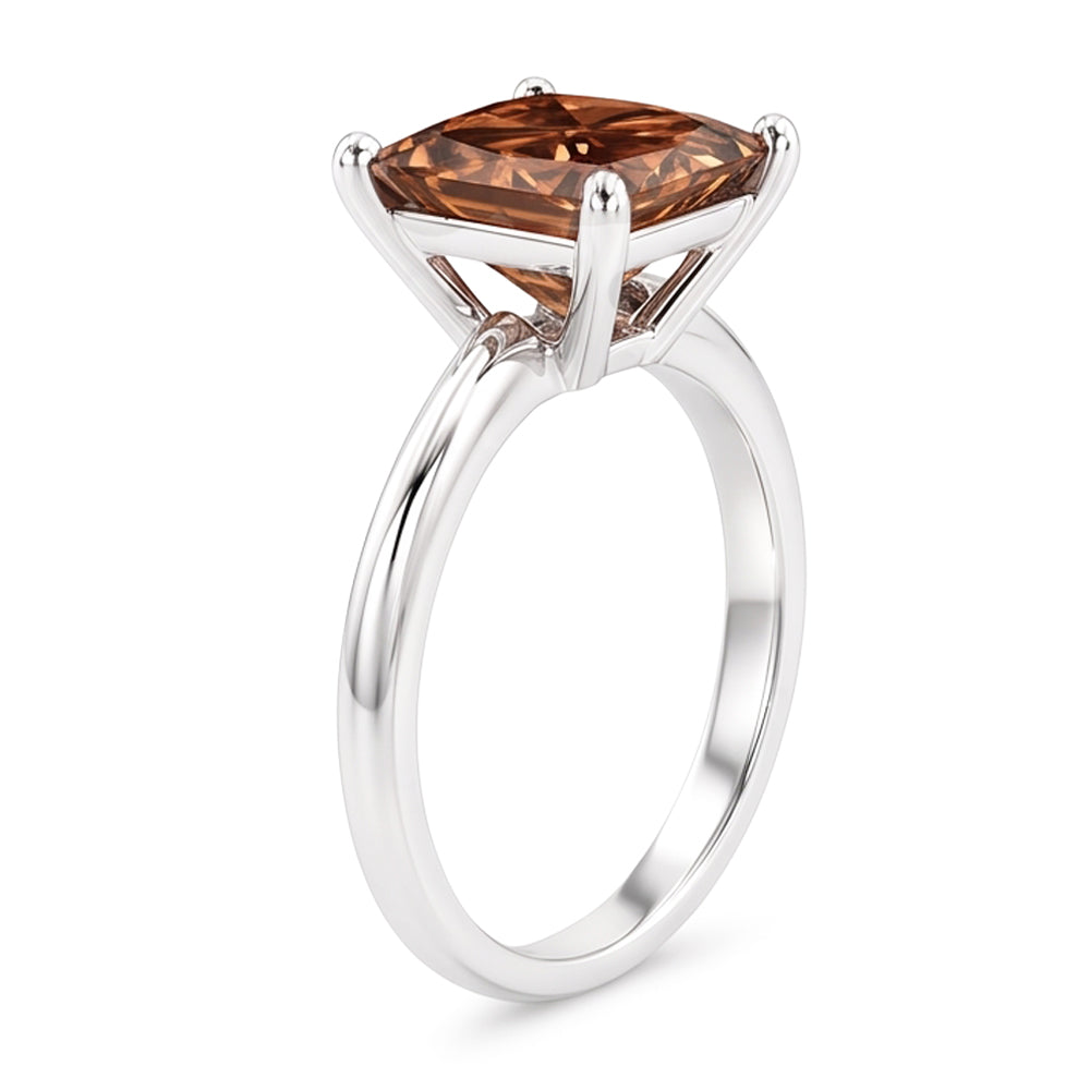 Natural Diamond Ring 3ct - White Gold 14K