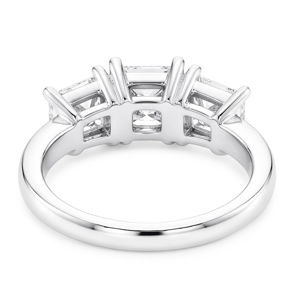 Natural Diamond Ring 3ct - White Gold 14K