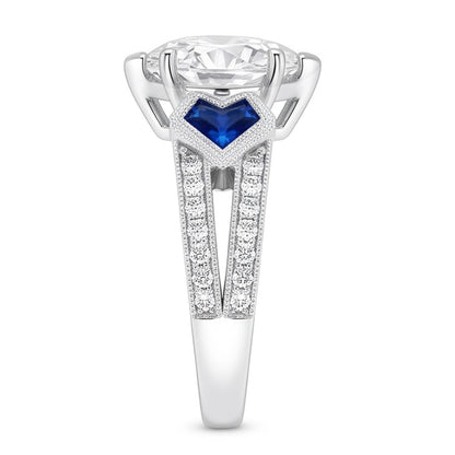 Natural Diamond Ring 6.50ct - White Gold 14K
