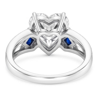 Natural Diamond Ring 6.50ct - White Gold 14K
