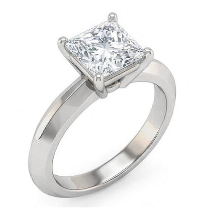 Natural Earth Mined Diamond Solitaire Engagement Ring 0.75 Ct. Jewelry White Gold