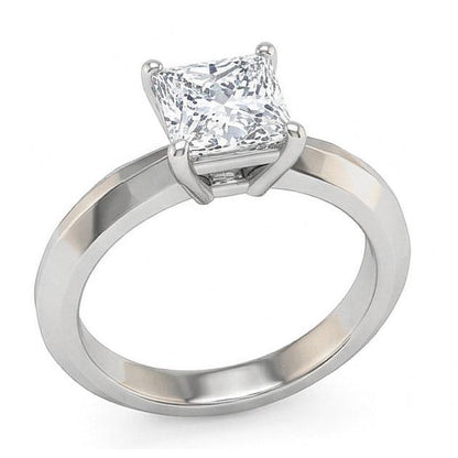 Natural Earth Mined Diamond Solitaire Engagement Ring 0.75 Ct. Jewelry White Gold