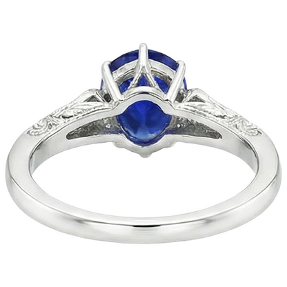 Natural Earth Mined Diamond Three Stones Ring Antique Style Pear Cut 3.25 Carats