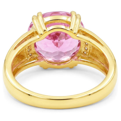 Natural Kunzite Ring 28.25ct - Yellow Gold 14K