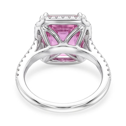 Natural Kunzite Ring 34.50ct - White Gold 14K