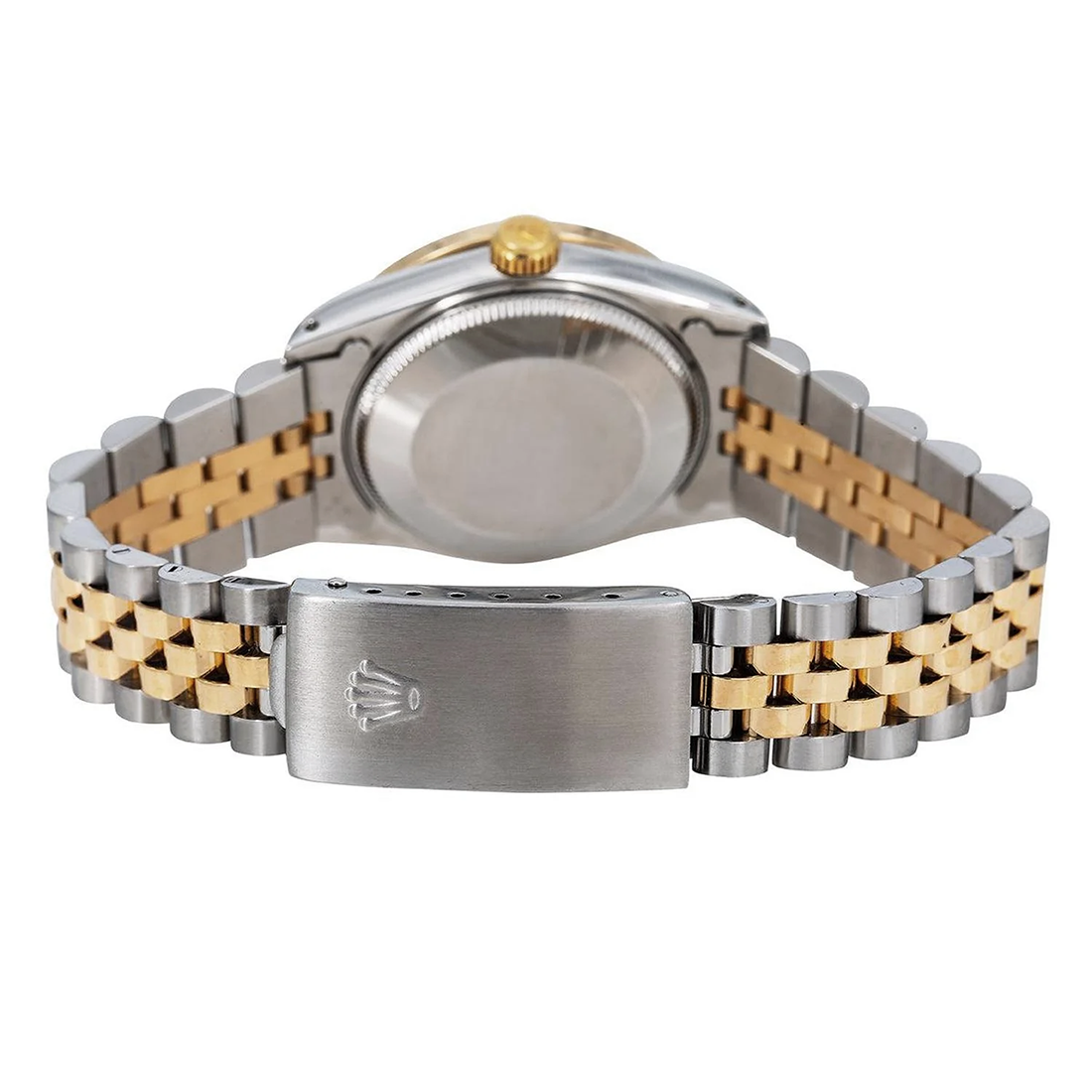 Natural Ladies Rolex Date-Just Watch Diamond White Dial Bezel