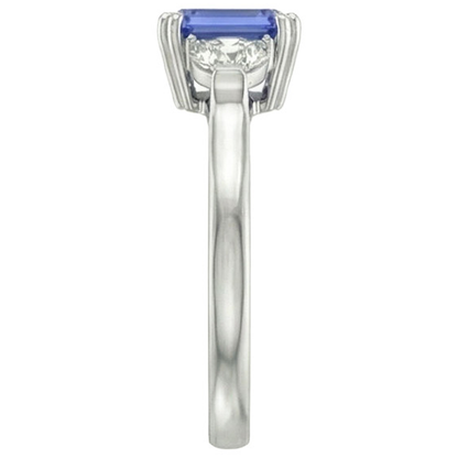 Natural Real ( Not Lab Grown )  11 Carat Emerald Cut Sapphire Ring
