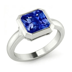 Natural Real ( Not Lab Grown )  3 Carat Sapphire Engagement Ring