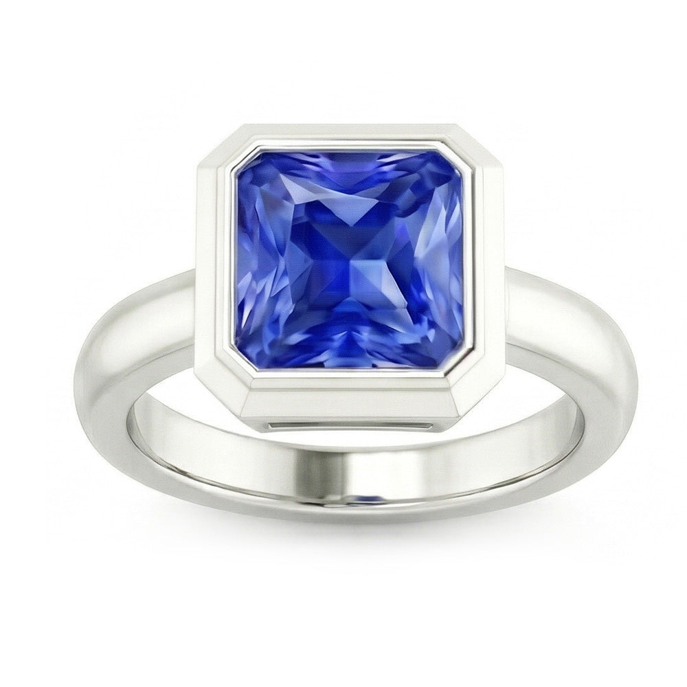 Natural Real ( Not Lab Grown )  3 Carat Sapphire Engagement Ring