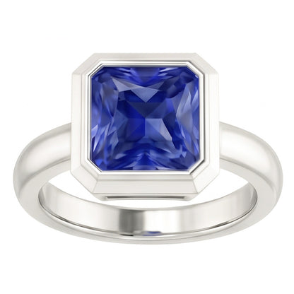 Natural Real ( Not Lab Grown )  3 Carat Sapphire Engagement Ring