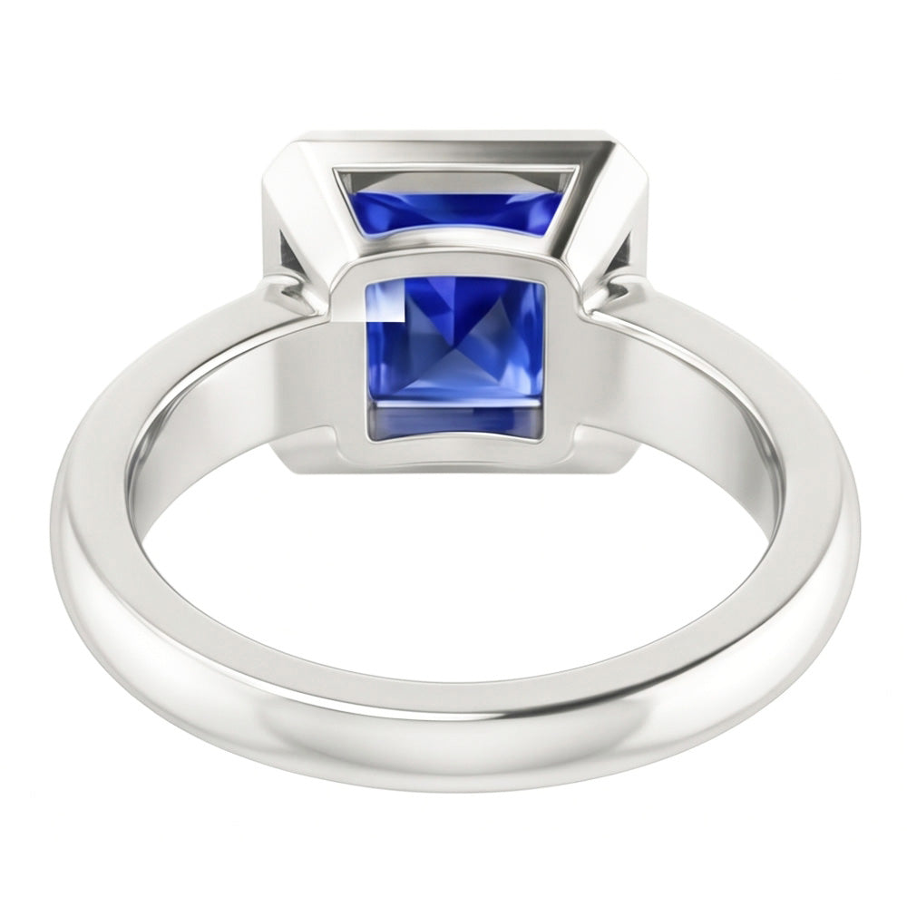 Natural Real ( Not Lab Grown )  3 Carat Sapphire Engagement Ring