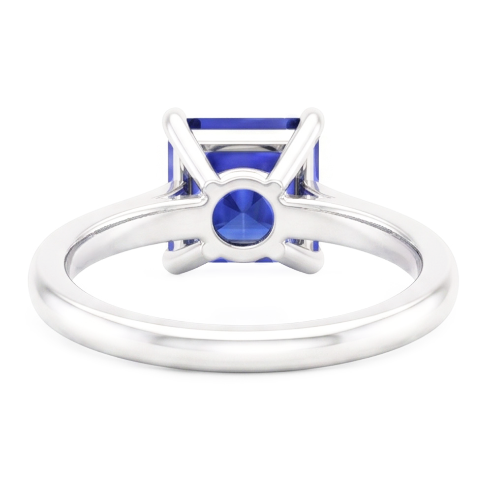 Natural Real ( Not Lab Grown )  3 Carat Sapphire Gemstone Engagement Ring