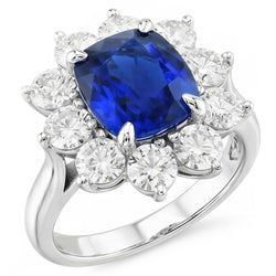 Natural Real ( Not Lab Grown )  Affordable Sapphire Engagement Ring