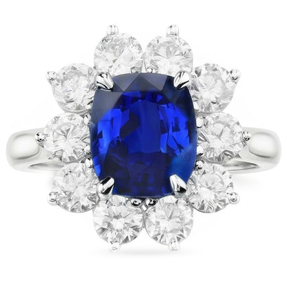 Natural Real ( Not Lab Grown )  Affordable Sapphire Engagement Ring