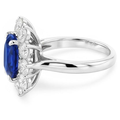 Natural Real ( Not Lab Grown )  Affordable Sapphire Engagement Ring