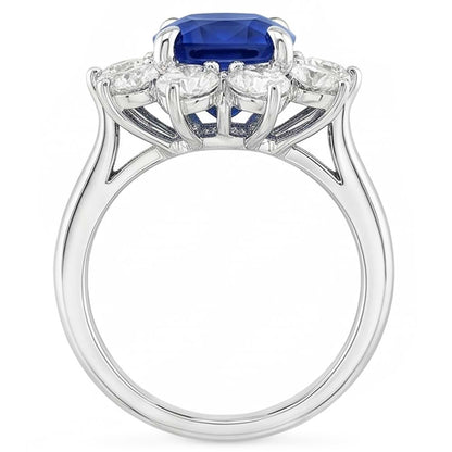 Natural Real ( Not Lab Grown )  Affordable Sapphire Engagement Ring